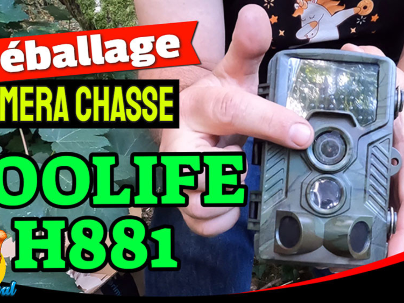 Déballage caméra chasse COOLIFE H881