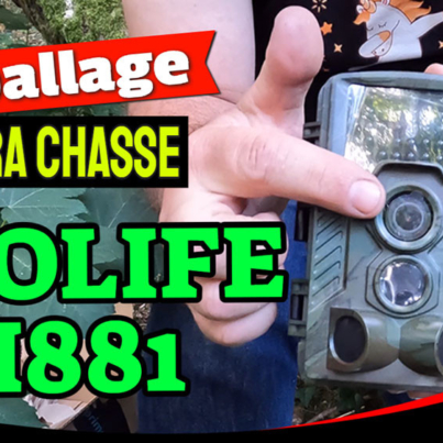 Déballage caméra chasse COOLIFE H881