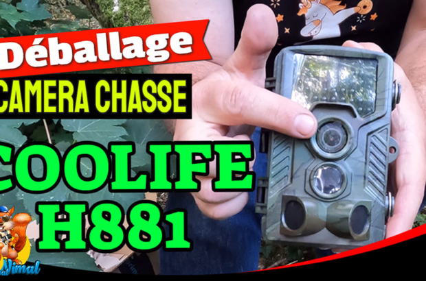 Déballage caméra chasse COOLIFE H881