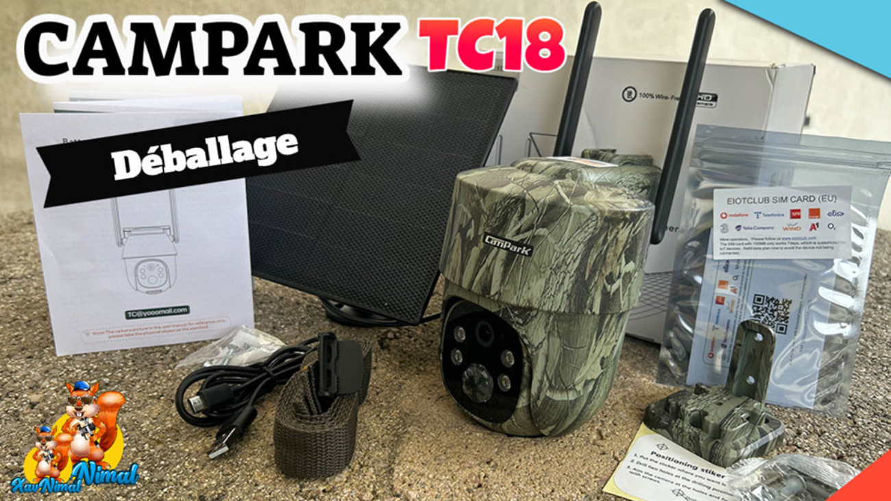 déballage CAMPARK TC18