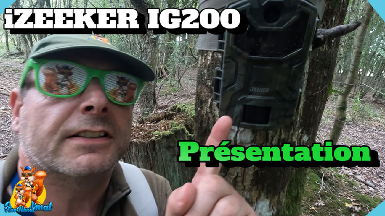 Déballage caméra chasse iZEEKER IG200 - Test caméra chasse et